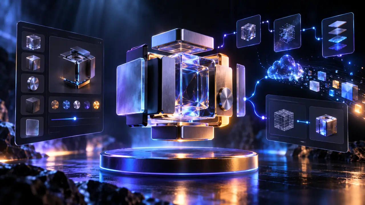 Configurateur 3D interactif développé avec React et diffusé via le CDN GraphHub