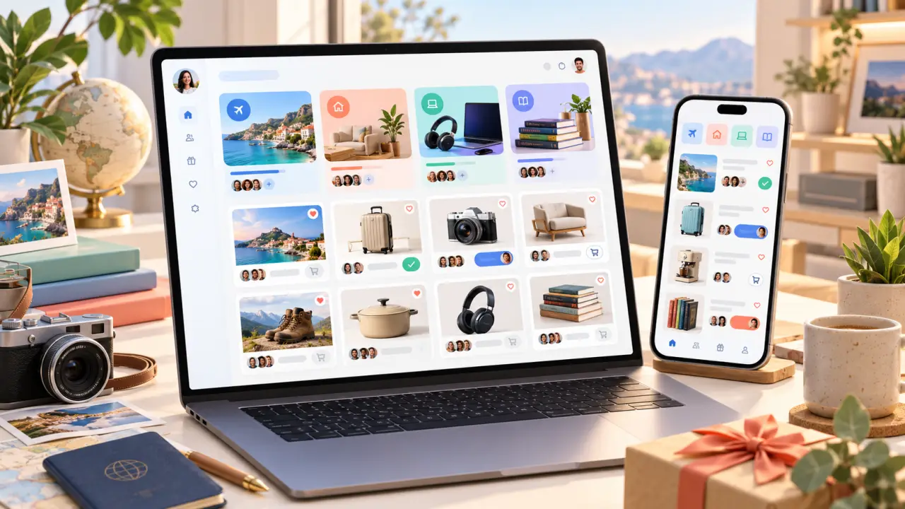 Application de wishlist : des envies regroupées, des cadeaux sans doublons